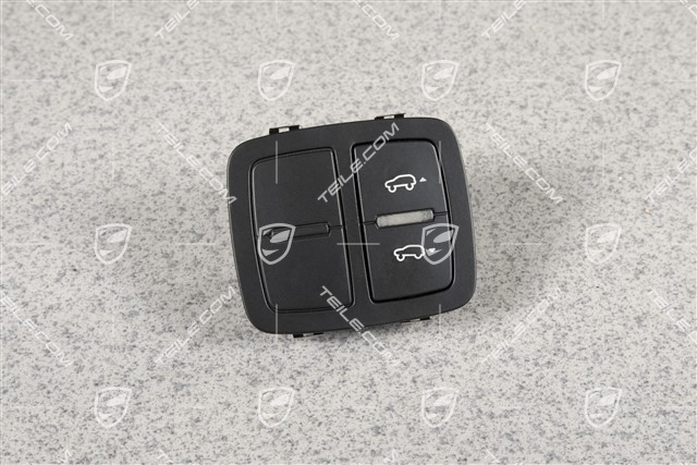 Suspension levelling switch, matte black / high gloss chrome