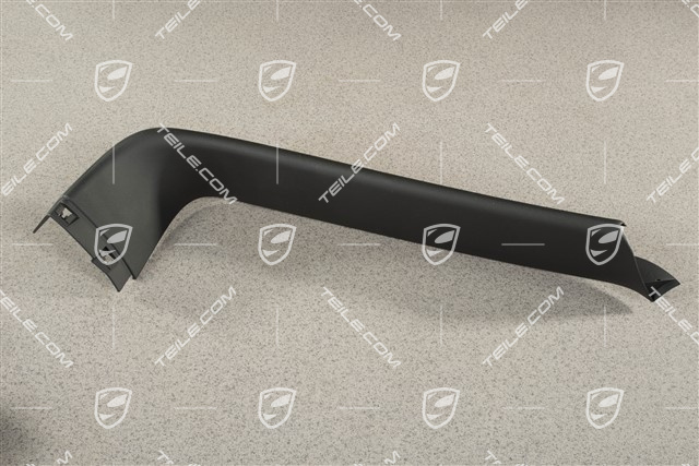 Verkleidung von Heckklappe, Schwarz, L