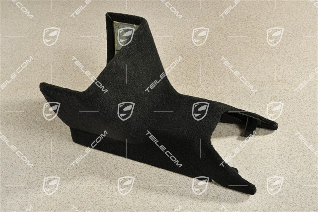 Centre console cover, Cloth, Black GT2 / Carrera RS Street version