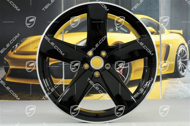 21" felga "Sport Classic" 9J x 21 ET 26, czarny wysoki połysk