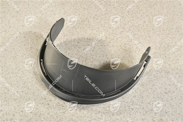 Tail pipe cover trim, Black matte, GTS 4.0, R