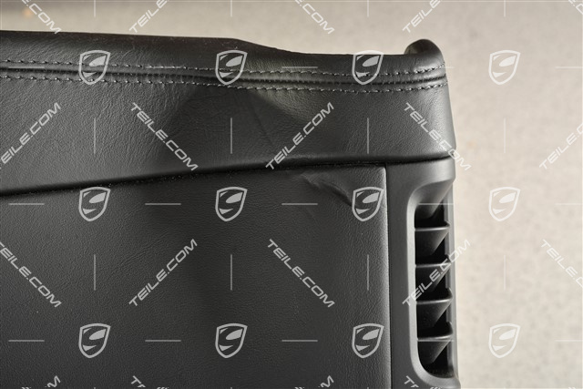 Schalttafel Verkleidung, Leder, schwarz, leicht beschädigt (sehe Bilder)