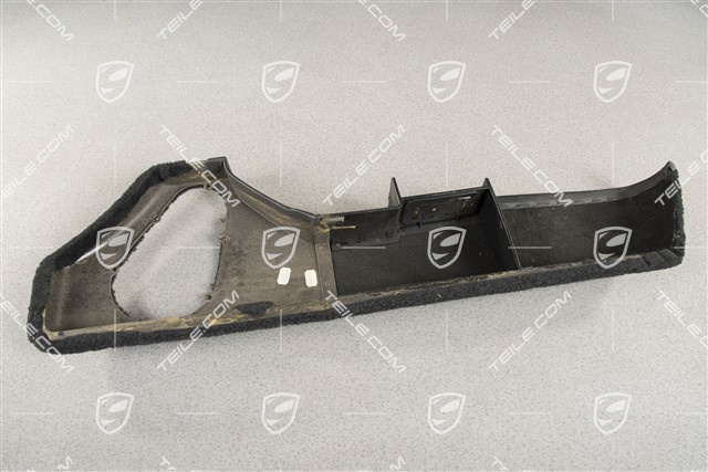 Ablagekasten Türverkleidung , Teppich / Leder, Schwarz, L