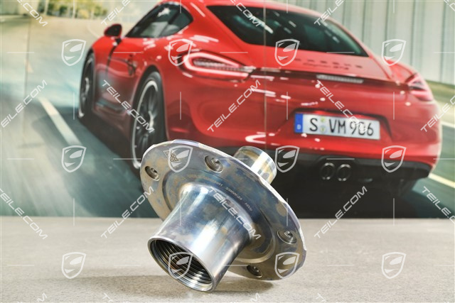 Front axle Wheel hub for central wheel lock