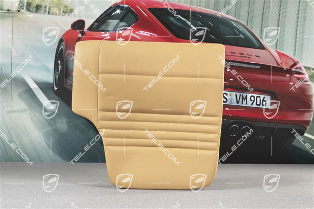 Back seat lower / cushion, Coupe/Targa, leatherette, Savannah beige, L