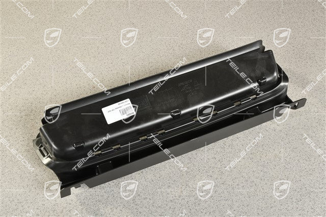 Rear bumper air exhaust duct centre, Sport Design, matte black