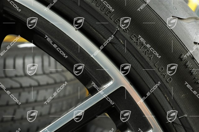 20" summer wheels set 911 Turbo IV, rims 11,5J x 20 ET56 + 9J x 20 ET51 + Pirelli P Zero summer tyres 305/30 ZR20 + 245/35 ZR20, with TPMS