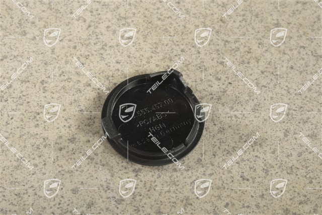 Verschlussdeckel, Cabrio, Schwarz