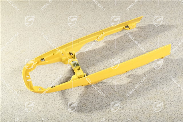 Dekorrahmen für Schalthebel / Mitteltunnel, Speed Yellow