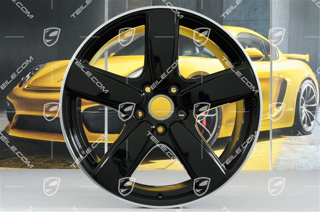 21" komplet felg Cayenne Sport Classic, 10J x 21 ET50, czarna