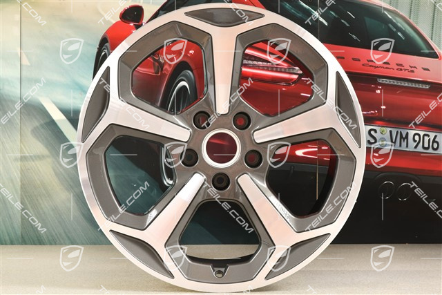 20-inch Rim Offroad Design, 11J x 20 ET60, Titanium
