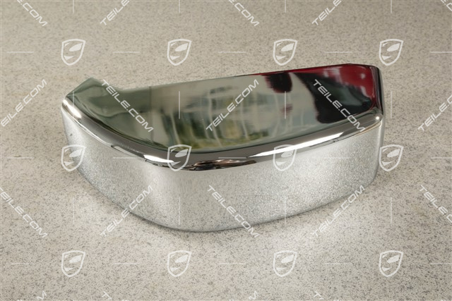 Rear bumper, Chromed horn, L=R