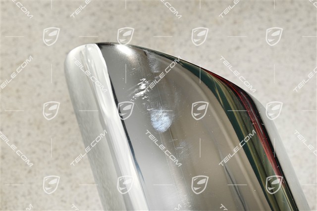 End pipe, stainless steel, Exclusive package, L, (has scratches)