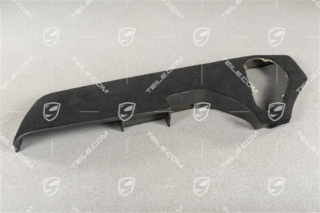 Ablagekasten Türverkleidung , Teppich / Leder, Schwarz, R