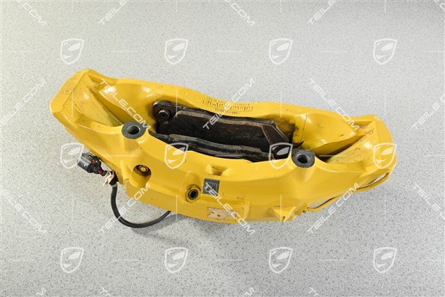 Fixed caliper, front axle, yellow, PCCB, R
