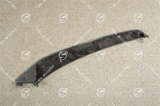 Anniversary edition 50 years 911, Disc / cover lower for front bumper retaining frame, Black, L
