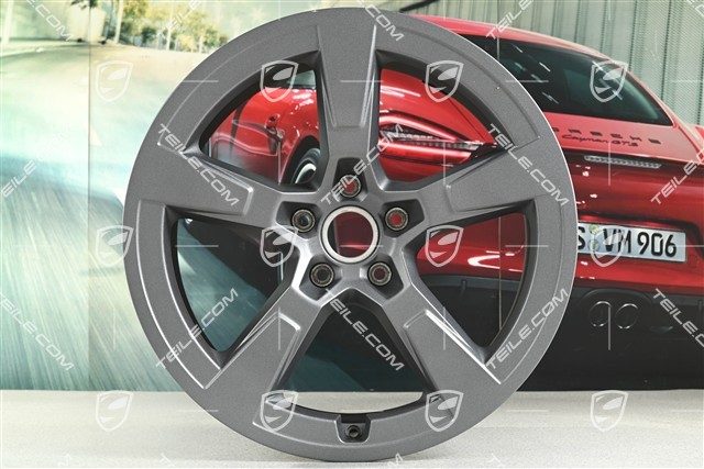 21" Macan Offroad wheel rim, 10,5J x 21 ET47, vesuvio grey