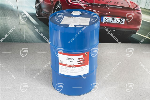 Porsche Classic olej silnikowy 20W50, 60 L