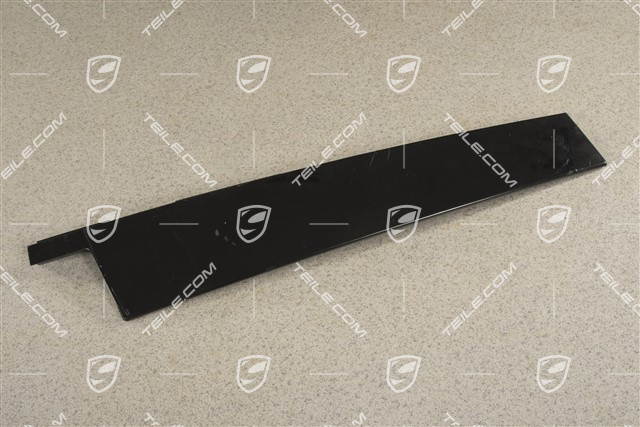 Front door / B-pillar outer cover, Black, L