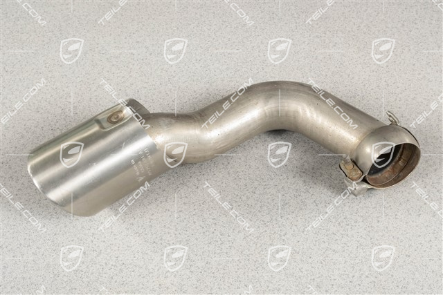 Exhaust system tail pipe, standard tailpipe, 4-pipe look, outer, L