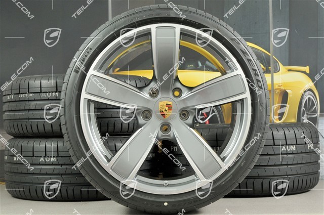 20-inch Carrera Sport summer wheels set, rims 8,5J x 20 ET49 + 11,5J x 20 ET76 + summer tyres 245/35 R20 + 305/30 R20
