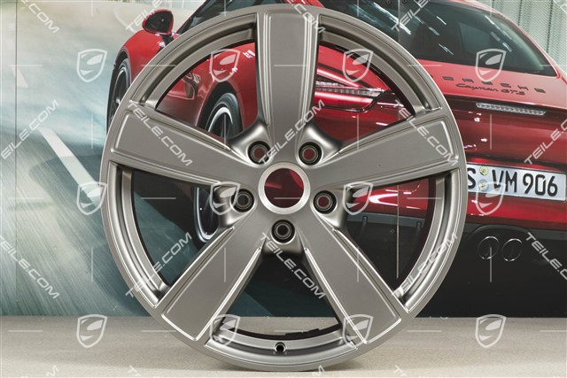 20" Felge Sport Classic Komfort, 9J x 20 ET50, Platinum Seidenmatt