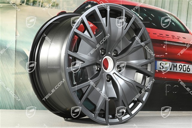 20" Felgensatz Turbo S Aero Design, 9J x 20 ET54 + 11J x 20 ET60, in Anthrazitgrau