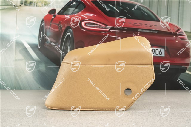 Rücksitzbank Seitenblende, Leder, Sandbeige, L
