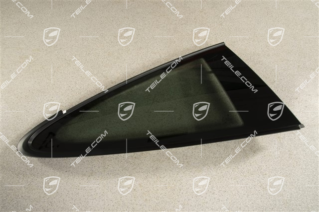 Szyba boczna tylna, czarny rally black, privacy, R