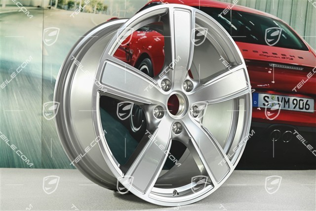 20" Felge Carrera Sport, 8,5J x 20 ET57, Platinsilber Metallic