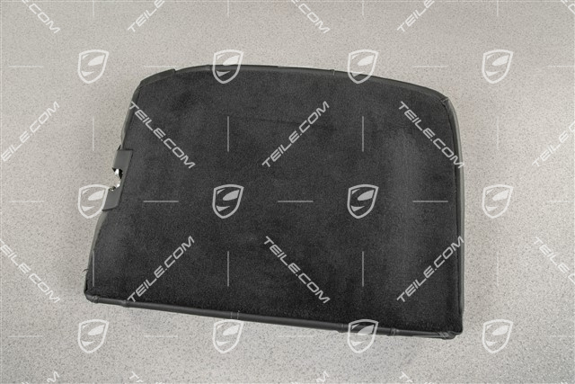 Back seat backrest, Cabrio, Leatherette, Black, L
