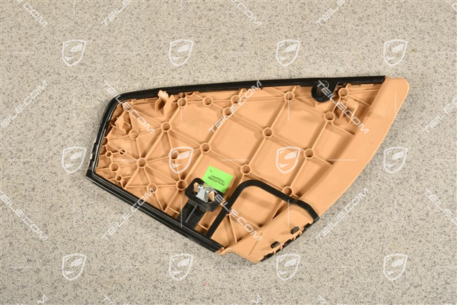 Dashboard trim lower part side cover, Luxor Beige, R