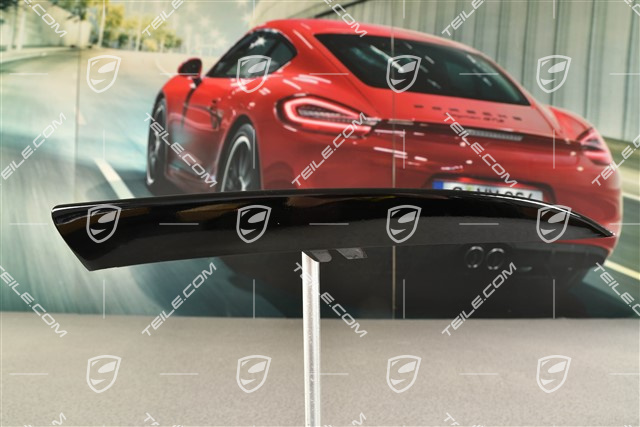 Front bumper disc / trim, lower, Black high gloss, Turbo S, R