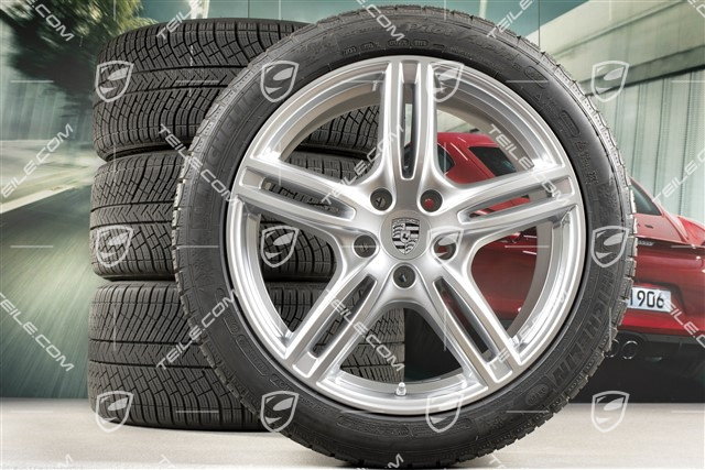 20" Koła zimowe "Panamera Turbo", felgi 9,5 J x 20 ET71 + 10,5 J x 20 ET71 + opony zimowe Michelin Pilot Alpin 4 275/40 R20 + 315/35 R20
