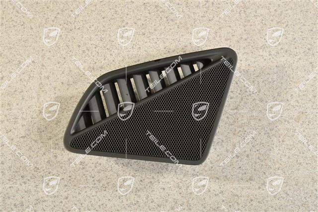 Dashboard cover trim for speaker, Black, R