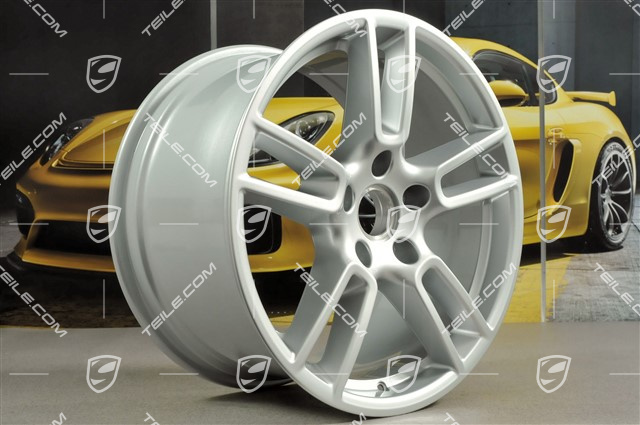 19" Felge Panamera, 10,5J x 19 ET62, in Brilliantsilber