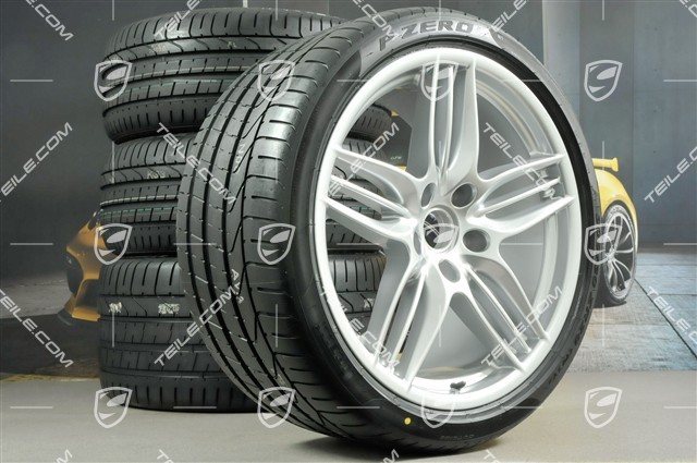 20" SportDesign Sommerräder Satz, 8,5J x 20 ET51 + 11J x 20 ET70, Pirelli Sommerreifen 245/35 ZR20 + 295/30 ZR20