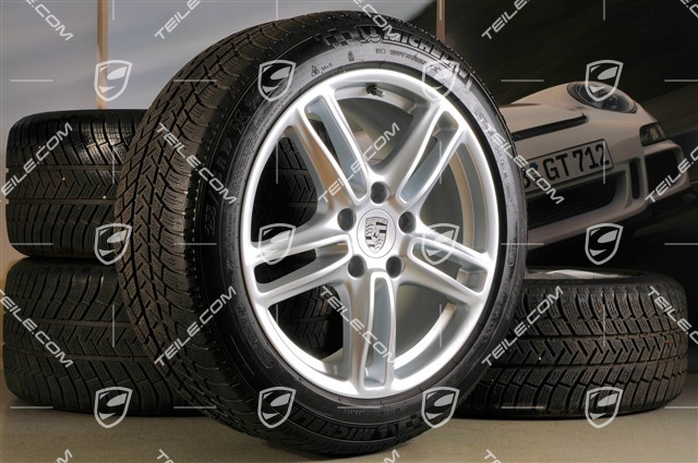 19-inch TURBO winter wheel set, wheels 9J x 19 ET 60 + 10J x 19 ET61 + Michelin winter tyres 255/45 R19+285/40 R19, TPMS sensors