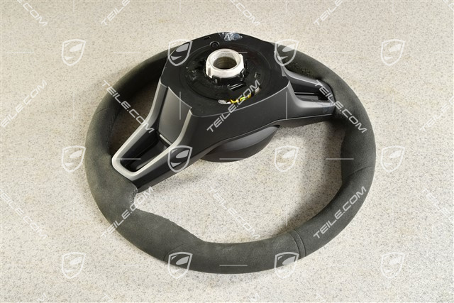 Kierownica sportowa, Sport Chrono Package Plus, Alcantara Race Tex, czarna
