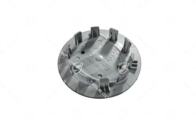 Komplet dekielków wklęsłych, herb Turbonit, dark titanium