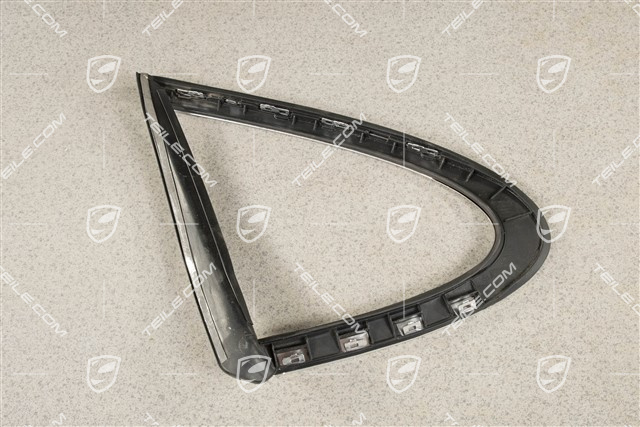 Zierleiste, Seitenscheibe, hinten, Aluminium, R