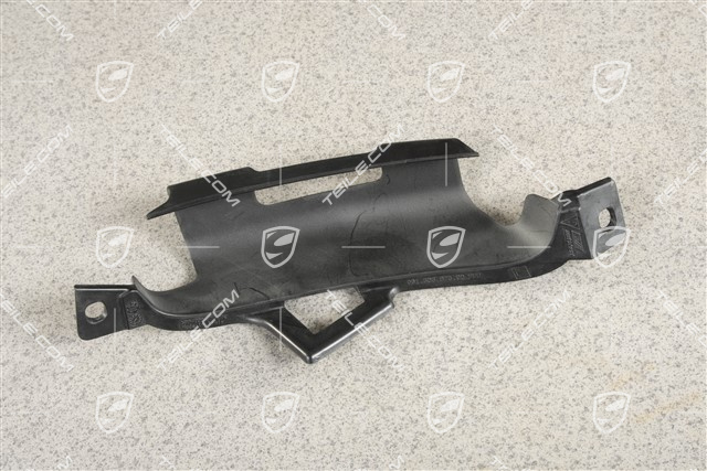 Rear bumper grille retaining, L