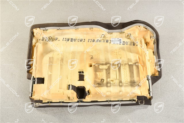 Back seat, standard seat, leather nature, for A/C seats, espresso, L