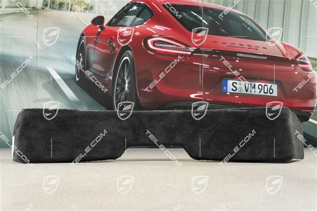 Verkleidung, hinten, Schwarz, Kofferraum, Heckspoiler