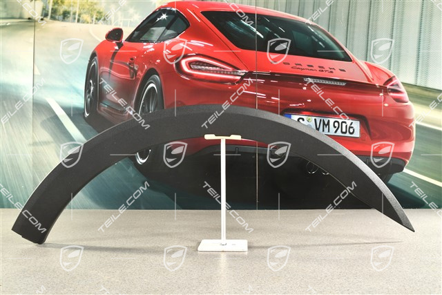 Wide wheel arch cover, front, Black matte, R