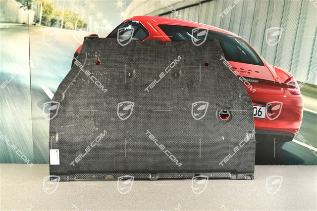 Underbody protection trim, front