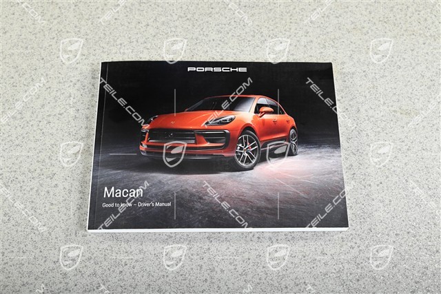 Instrukcja obsługi Macan, stan na 06/2024, język: angielski
