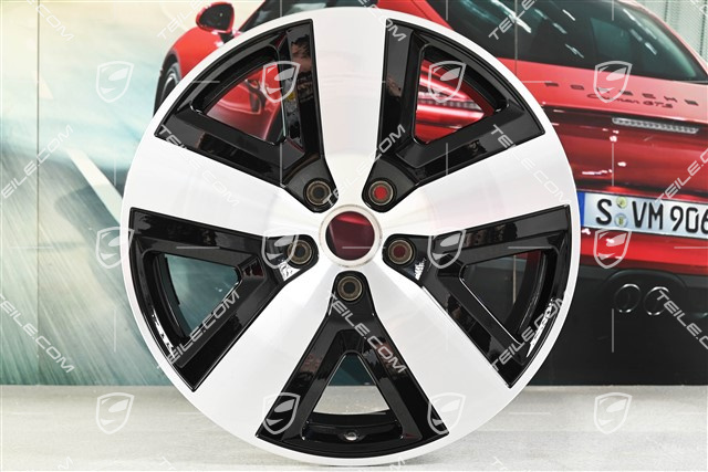 20-inch wheel rim, Cayenne Basis Aero, 10,5J x 20 ET55, black high gloss