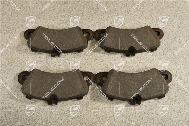 Klocki hamulcowe, przednia oś, dla czarnych zacisków