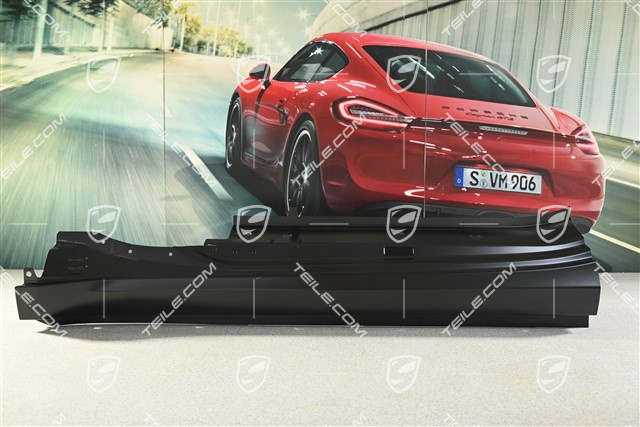 Turbo Cabrio, Schweller Reparaturblech / Aussenhaut, L